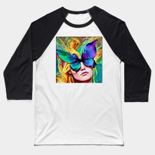 Butterfly eyes Baseball T-Shirt